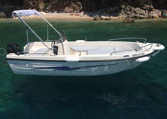 Rent a Boat at Nissaki Corfu